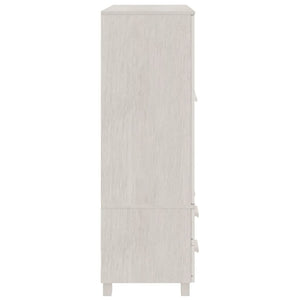 Galleria Design Wardrobe HAMAR White 99x45x137 cm Solid Wood Pine