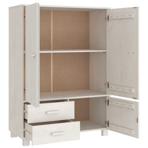 Galleria Design Wardrobe HAMAR White 99x45x137 cm Solid Wood Pine