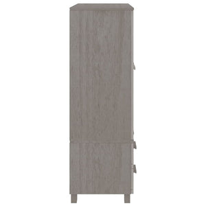 Galleria Design Wardrobe HAMAR Light Grey 99x45x137 cm Solid Wood Pine