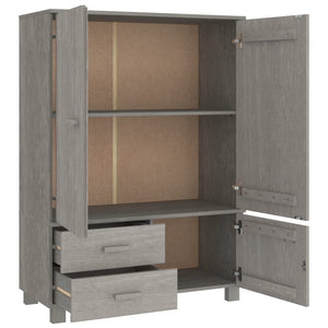 Galleria Design Wardrobe HAMAR Light Grey 99x45x137 cm Solid Wood Pine