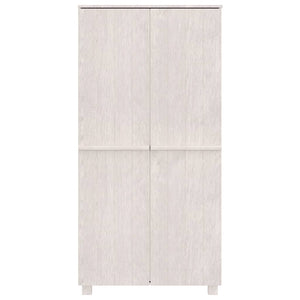 Galleria Design Wardrobe HAMAR White 89x50x180 cm Solid Wood Pine