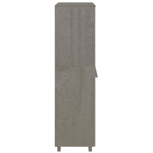 Galleria Design Wardrobe HAMAR Light Grey 89x50x180 cm Solid Wood Pine