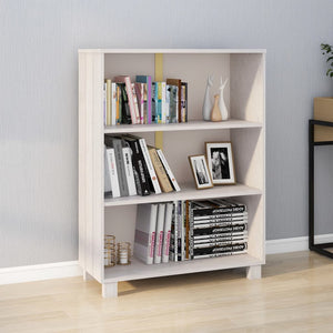 Galleria Design Book Cabinet HAMAR White 85x35x112 cm Solid Wood Pine