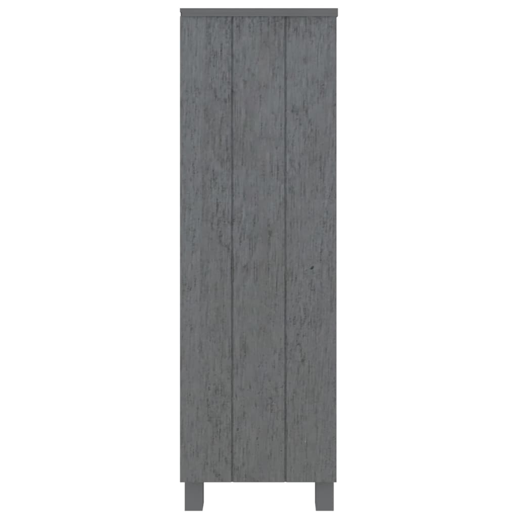 Galleria Design Book Cabinet HAMAR Dark Grey 85x35x112 cm Solid Wood Pine