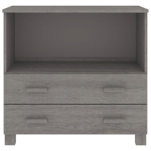 Galleria Design Sideboard HAMAR Light Grey 85x35x80 cm Solid Wood Pine