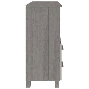 Galleria Design Sideboard HAMAR Light Grey 85x35x80 cm Solid Wood Pine