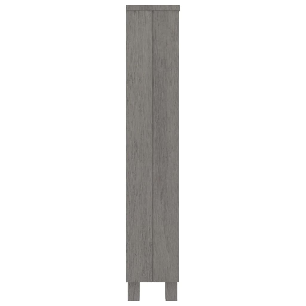 Galleria Design CD Cabinet HAMAR Light Grey 45x18x100 cm Solid Wood Pine