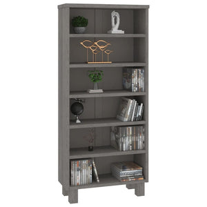 Galleria Design CD Cabinet HAMAR Light Grey 45x18x100 cm Solid Wood Pine