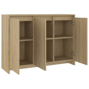 Galleria Design Sideboard Sonoma Oak 102x33x75 cm Engineered Wood