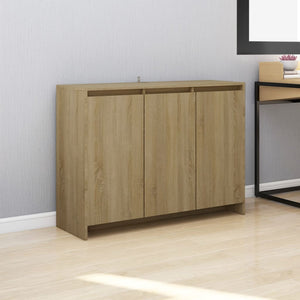 Galleria Design Sideboard Sonoma Oak 102x33x75 cm Engineered Wood