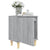 Galleria Design Bed Cabinet with Solid Wood Legs Grey Sonoma 40x30x50 cm