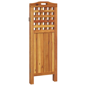 Galleria Design 3-Panel Room Divider 121.5x2x115 cm Solid Wood Acacia