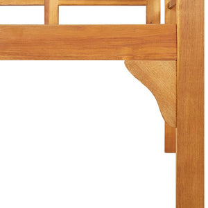 Galleria Design Garden Bench 125 cm Solid Wood Acacia