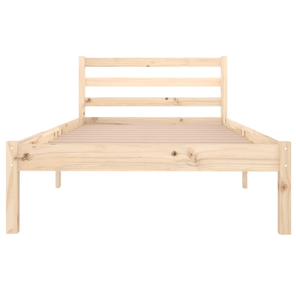 Galleria Design Bed Frame without Mattress Solid Wood Pine 90x200 cm