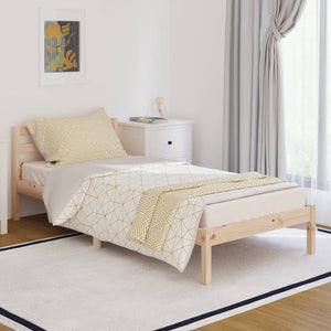 Galleria Design Bed Frame without Mattress Solid Wood Pine 90x200 cm