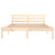 Galleria Design Bed Frame without Mattress Solid Wood Pine 140x200 cm