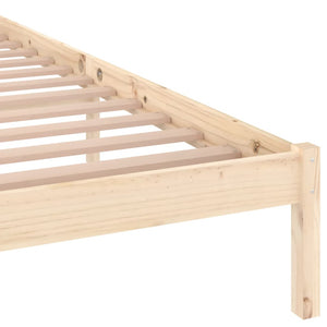 Galleria Design Bed Frame without Mattress Solid Wood Pine 140x200 cm