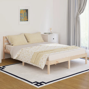 Galleria Design Bed Frame without Mattress Solid Wood Pine 140x200 cm