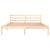 Galleria Design Bed Frame without Mattress Solid Wood Pine 160x200 cm