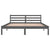 Galleria Design Bed Frame without Mattress Solid Wood Pine 160x200 cm Grey