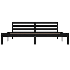 Galleria Design Bed Frame without Mattress 180x200 cm Super King Black Super King Size