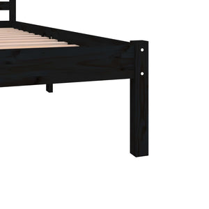 Galleria Design Bed Frame without Mattress 180x200 cm Super King Black Super King Size