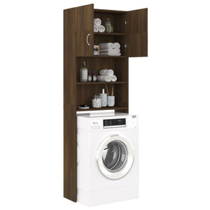 Galleria Design Washing Machine Cabinet Brown Oak 64x25.5x190 cm