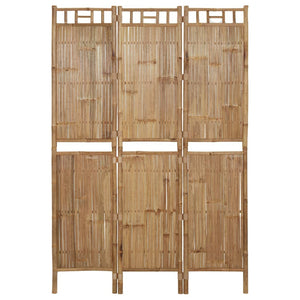 Galleria Design 3-Panel Room Divider Bamboo 120x180 cm