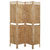 Galleria Design 4-Panel Room Divider Bamboo 160x180 cm