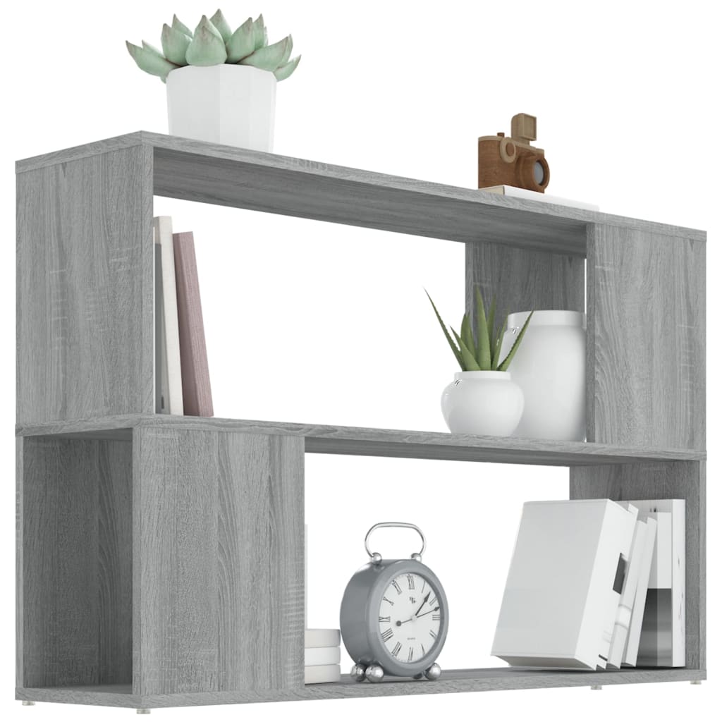 Galleria Design Book Cabinet Grey Sonoma 100x24x63 cm Engineered Wood