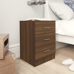 Galleria Design Bedside Cabinets 2 pcs Brown Oak 38x35x56 cm Engineered Wood