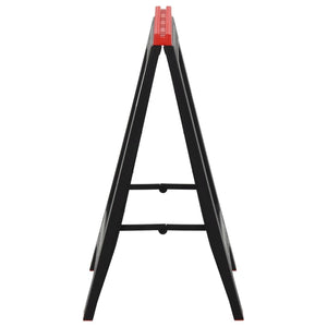 Galleria Design Foldable Work Trestles 2 pcs Black and Red Polypropylene 350 kg