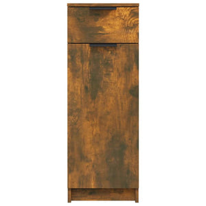 Galleria Design Bathroom Cabinet Smoked Oak 32x34x90 cm Engineered Wood