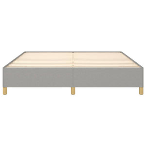 Galleria Design Bed Frame without Mattress Light Grey 180x200 cm Super King Fabric