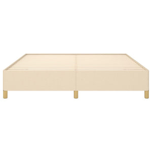 Galleria Design Bed Frame without Mattress Cream 180x200 cm Super King Fabric