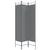 Galleria Design 3-Panel Room Divider Anthracite 120x200 cm Fabric