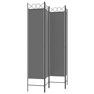 Galleria Design 4-Panel Room Divider Anthracite 160x200 cm Fabric