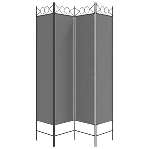 Galleria Design 4-Panel Room Divider Anthracite 160x200 cm Fabric