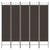 Galleria Design 5-Panel Room Divider Brown 200x200 cm Fabric