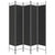 Galleria Design 5-Panel Room Divider Black 200x200 cm Fabric