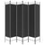 Galleria Design 6-Panel Room Divider Black 240x200 cm Fabric