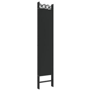 Galleria Design 6-Panel Room Divider Black 240x200 cm Fabric