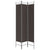 Galleria Design 3-Panel Room Divider Brown 120x220 cm Fabric