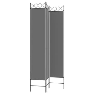 Galleria Design 3-Panel Room Divider Anthracite 120x220 cm Fabric