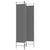 Galleria Design 3-Panel Room Divider Anthracite 120x220 cm Fabric