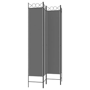 Galleria Design 4-Panel Room Divider Anthracite 160x220 cm Fabric