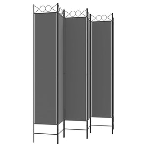 Galleria Design 6-Panel Room Divider Anthracite 240x220 cm Fabric