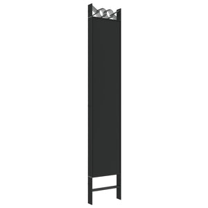 Galleria Design 6-Panel Room Divider Black 240x220 cm Fabric