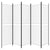 Galleria Design 5-Panel Room Divider White 250x180 cm Fabric