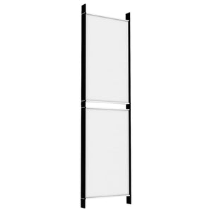 Galleria Design 5-Panel Room Divider White 250x180 cm Fabric